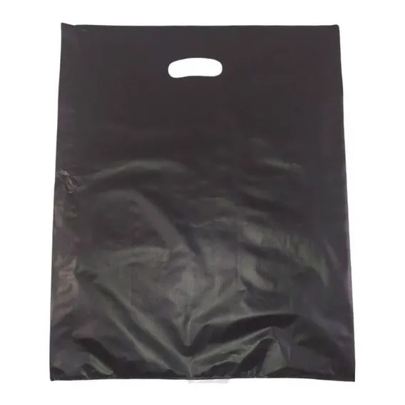 50 Sacola Boca De Palhaço 40x50 Cor Preto Foto 1