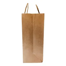 50 Sacolas Ecol贸gicas Kraft 28x18x11 P Foto mini 4