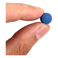 50 Un Sola De Couro Para Taco De Bilhar Sinuca Snooker 11mm Cor Azul Foto mini 2
