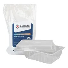 50 Unid Embalagem Microondas E Freezer 250ml Marmita Fitness Foto mini 3