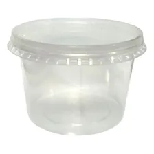 50 Unid. Pote Plástico Para Bolo Com Tampa Copozan 500ml Foto  mini 1