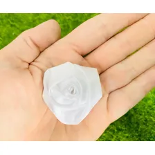 50 Unidades Florzinha Rococo 45mm Branca Foto mini 3
