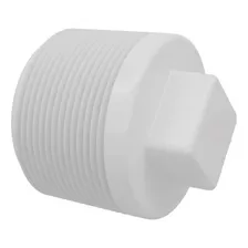 50 Unidades Plug Tampão Pvc Roscável 1/2'' (20mm) Branco Foto  mini 1