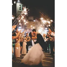 50 Velas Sparklers 40cm Efeito FaĆsca Decoração Casamento Foto mini 4