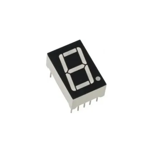 50 X Display 7 Segmentos 1 Dígito Vermelho Catodo - 50 Peças Foto 1