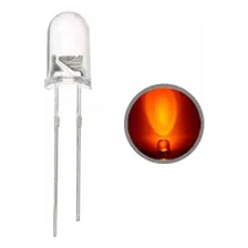 50 X Led *alto Brilho* Laranja 5mm Foto mini 1