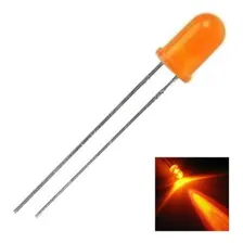 50 X Led Difuso Laranja 5mm Foto mini 2