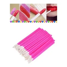 500 Aplicador Batom Gloss Pincel Limpeza CĂlios Descartável Cor Rosa Foto mini 1