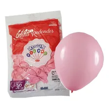 500 Bexiga Balão Liso Grande N° 8 - Rosa Claro Baby (10pct) Foto mini 1