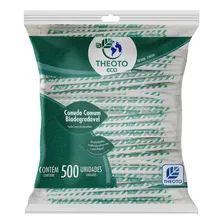 500 Canudo Biodegradável Embalados Individual Theoto C/ Foto mini 1