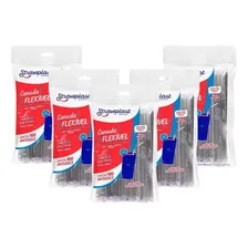 500 Canudo Preto Flexível Strawplast Para Drinks Foto mini 2