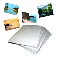 500 Fls Papel Foto Glossy A3 180g Dupla Face Prova D'agua Cor Branco Foto  mini 1