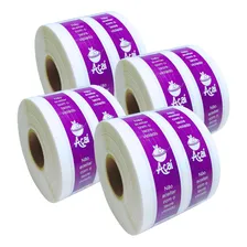 500 Lacres De Segurança Para Açaí 10x2cm Cor Roxo Foto mini  3