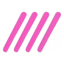 500 Lixa De Unha Descartável Rosa Pink Mini Lixa De Manicure Pedicure 8cm Pura Arte Foto mini 3