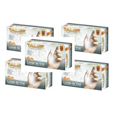 500 Luva Vinil Tamanho G Com P贸 - Marca Talge (5pcts) Com p贸 Sim Cor Transparente Foto mini 1