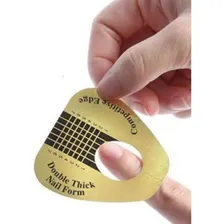 500 Molde Adesivo Para Alongamento E Porcelana Unhas Coração Foto mini  3