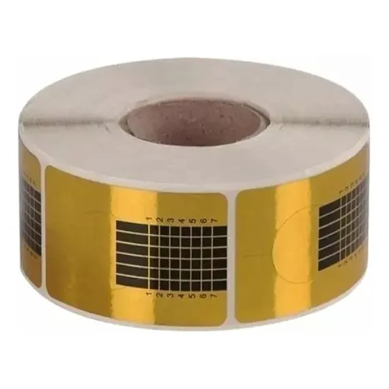 500 Moldes Adesivos Papel Unhas Gel Porcelana Prof Foto 1