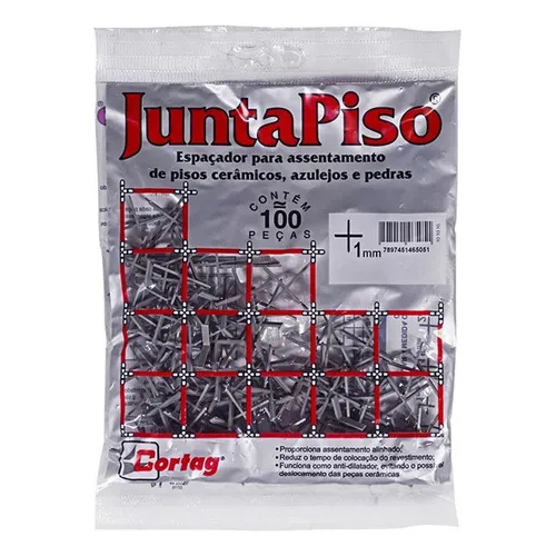 500 Nivelador Espaçador Porcelanato 3mm Cortag Foto 1