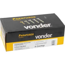 500 Parafuso Madeira 6 X 40 Chipboard Phillips Vonder Foto mini 4