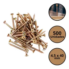 500 Parafusos Philips Chipboard Cabeça Chata Autoperfurante Foto mini 4