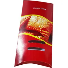 500 Pçs Embalagem Caixa Pastel Delivery G Viagem Cor Vermelho Foto mini 2