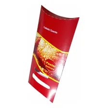500 Pçs Embalagem Caixa Pastel Delivery G Viagem Cor Vermelho Foto mini 1
