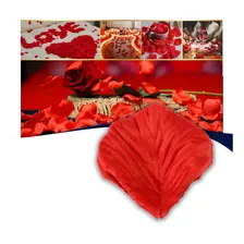 500 Pétalas De Rosas Artificiais Vermelha Foto mini 1