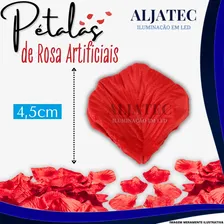 500 Pétalas De Rosas Artificiais Vermelha Foto mini 2