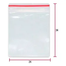 500 Sacos Saquinho Zip Lock 24x34 Abre E Fecha Foto mini 1