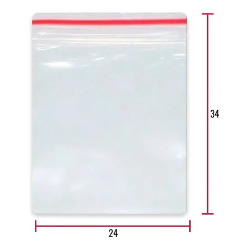 500 Sacos Saquinho Zip Lock 24x34 Abre E Fecha Foto 1