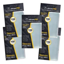 500 Sleeves Yugioh Small Transparente Japanese Ultimate Pro Idioma Português Foto mini 1