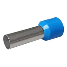 500 Terminal Pré Isolado Tubular Ilhós Simples 2,50mm Azul Foto mini 4