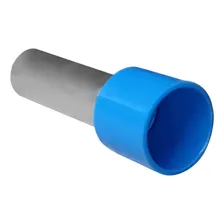 500 Terminal Pré Isolado Tubular Ilhós Simples 2,50mm Azul Foto mini  3