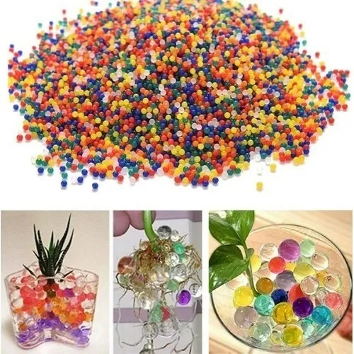5000 Bolinhas De Gel Cresce Agua Orbeez Decora Vaso Planta Foto 1