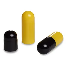 5.000 Capsula Gelatina Vazia N0 - Amarela / Preta - Mawin Cor Amarela - Preta Foto mini 1
