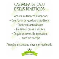 500g Castanha Caju Torrada W1 Inteira Premium Sem Sal Foto mini 2