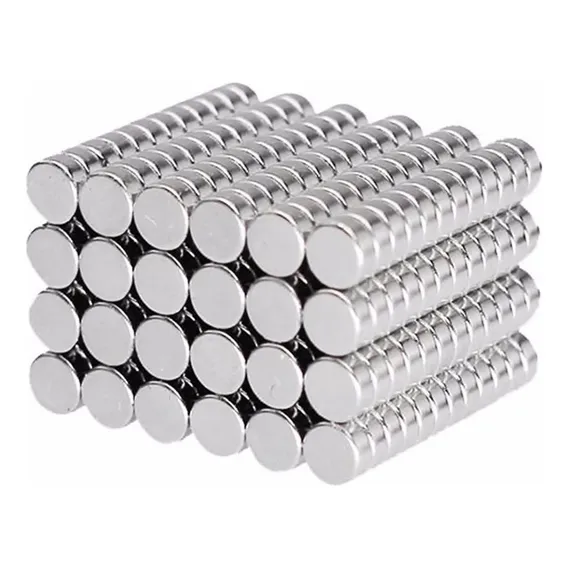 500pcs. Imã De NeodÃmio 5x1 Redondo Pequeno 5mm X 1mm N35 Neoimã Foto 1