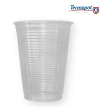 500un Copo Descartável Estriado 80ml Transparente Termopot Foto mini  2