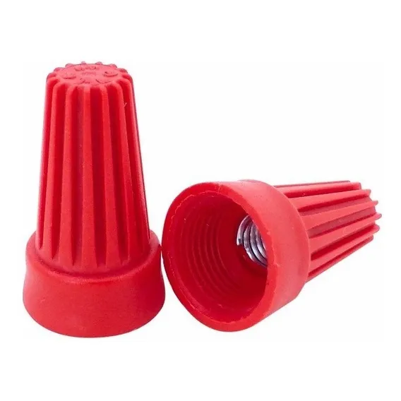 500x Conector Torção Emenda Para Fios Cabos Vermelho - 16mm² Foto 1