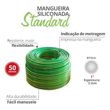 50m Mangueira Trançada Siliconada Standard 1'' Verde Durín Foto mini  2