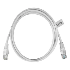 50pç Patch Cord Branco Cabo De Rede Utp Cat5e Flexível 1,5mt Foto  mini 1
