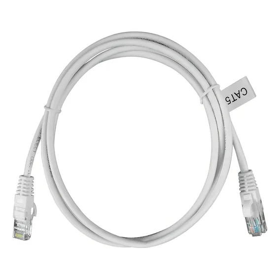 50pç Patch Cord Branco Cabo De Rede Utp Cat5e Flexível 1,5mt Foto 1