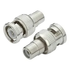 50pcs Conector Bnc Macho Rca Femea Cftv Tv Camera Adaptador Foto mini 4