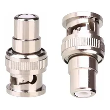 50pcs Conector Bnc Macho Rca Femea Cftv Tv Camera Adaptador Foto mini 2