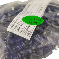 50x Capacitor Eletrolítico 4,7uf X 400v 105º Kit C/50 Peças Foto mini  3
