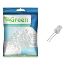 50x Led Alto Brilho 5mm - Projetos Em Geral - Branco Foto mini 1