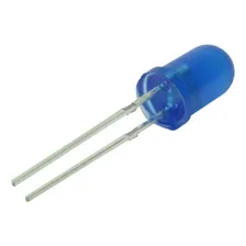 50x Led Difuso 5mm - Projetos Em Geral 2 Terminais Azul Foto  mini 1