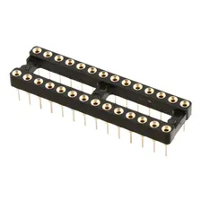 (50x) Soquete Torneado Para Ci 28 Pinos Foto mini 1