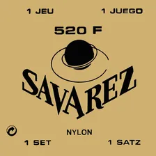 520f Savarez Encordoamento Violão Tensão Alta Cordas Nylon Foto mini 1