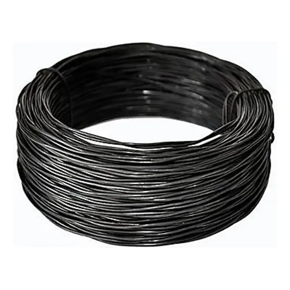 5kg Arame Recozido Belgo Bwg 18 1,24mm Torcido Cor Preto Foto 1